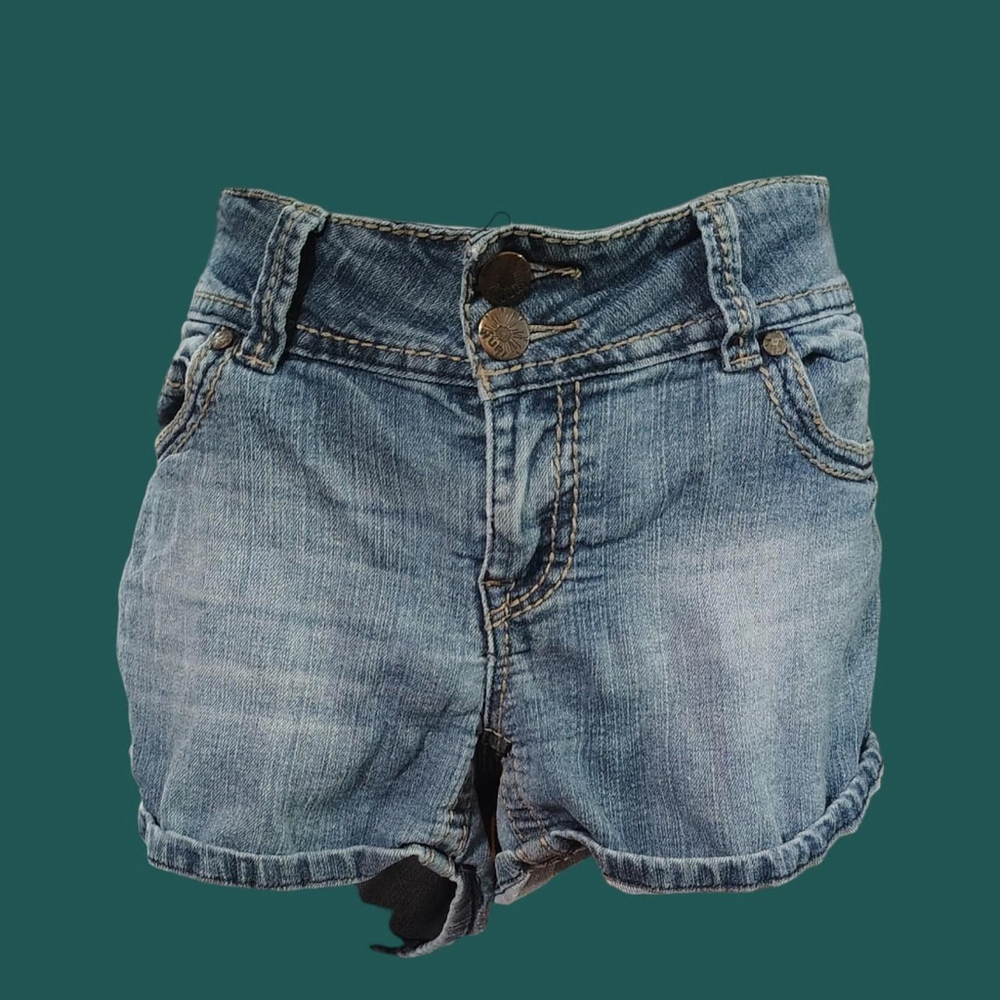 Vintage Wurl Jean Shorts with Custom Buttons